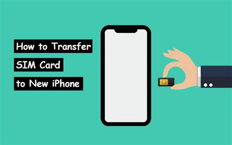 how to transfer data using sim card