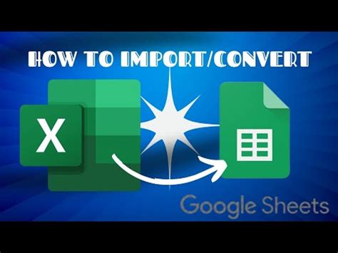 how to transfer excel file to google spreadsheet
