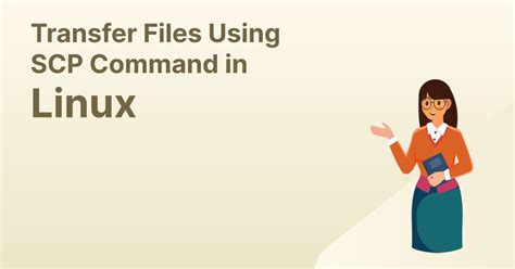 how to transfer file using scp command in linux