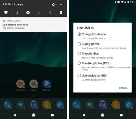 how to transfer files from android to android with usb