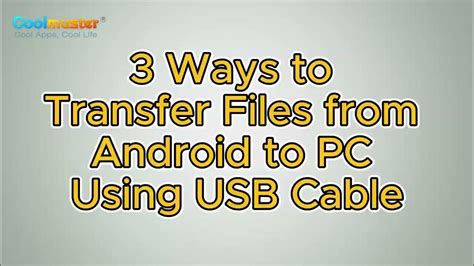 how to transfer files from android to macbook using usb cable