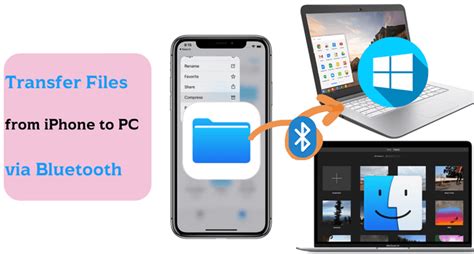 how to transfer files from iphone to windows pc using bluetooth
