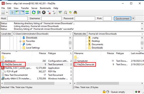 how to transfer files from linux server to windows pc