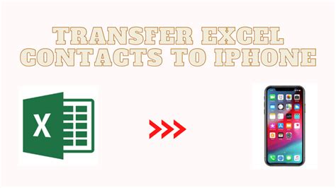 how to transfer iphone contacts to excel sheet