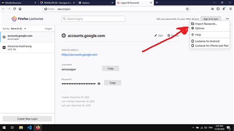how to transfer passwords from chrome to firefox
