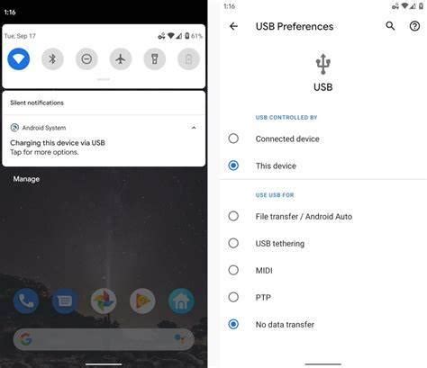 how to transfer photos from android to android via usb