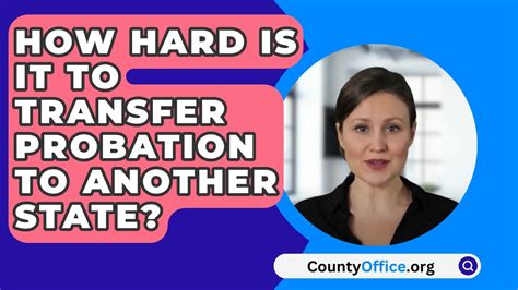 how to transfer probation to a different state