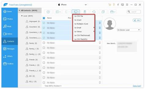 how to transfer the contacts from gmail to iphone