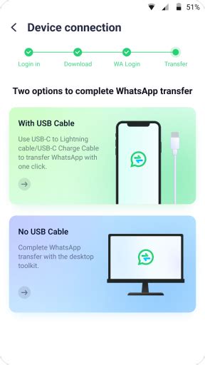 how to transfer whatsapp data from android to iphone wirelessly