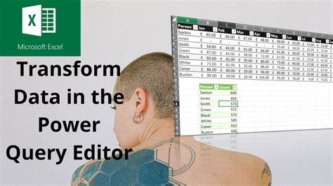 how to transform data using power query in excel