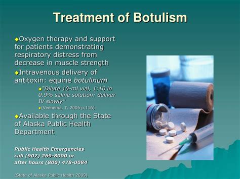 how to treat clostridium botulinum