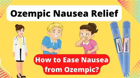 how to treat nausea from ozempic