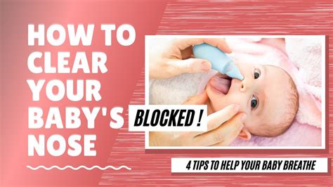 How To Treat Newborn Blocked Nose