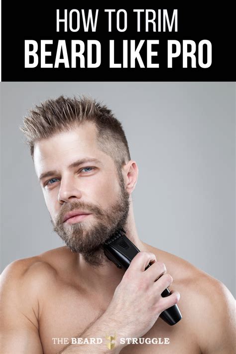 How To Trim And Maintain A Beard