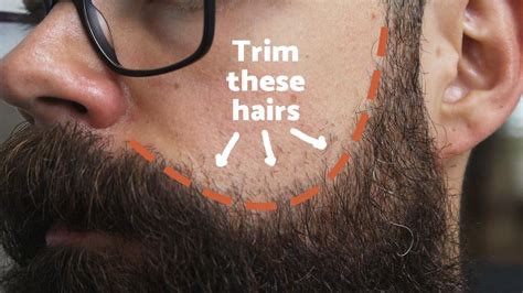 How To Trim Beard On Cheeks