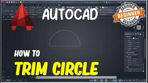 How To Trim Circles In Autocad