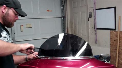 How To Trim Harley Windshield