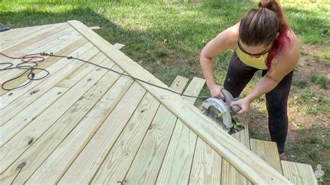 How To Trim The Edge Of A Deck