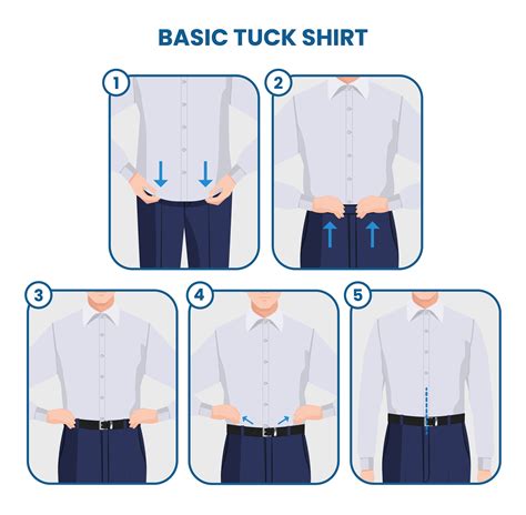 how to tuck a shirt properly men