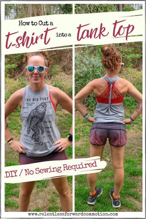 how to turn a long sleeve shirt into a tank top