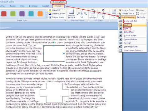 how to turn a text box in word