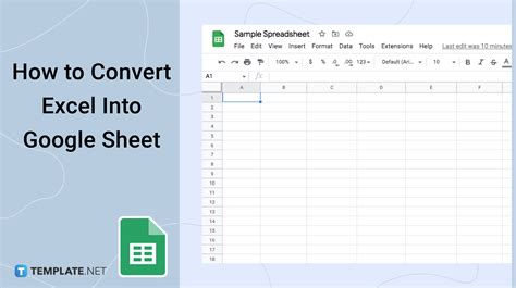 how to turn an excel into a google sheet