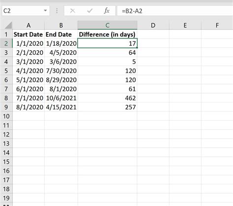 how to turn number of days into months in excel