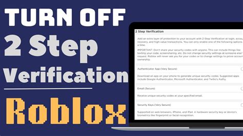 how to turn off 2 step verification roblox without logging in