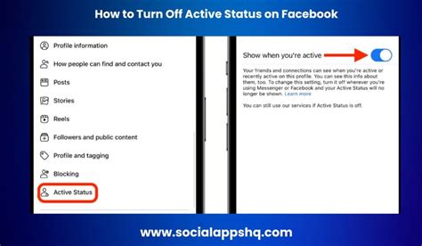 how to turn off active status on facebook to appear offline