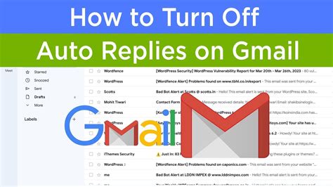 how to turn off automatic reply in gmail