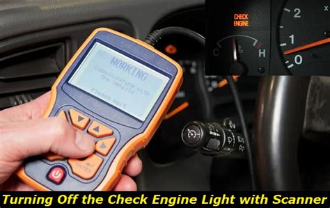 how to turn off check engine light with code reader
