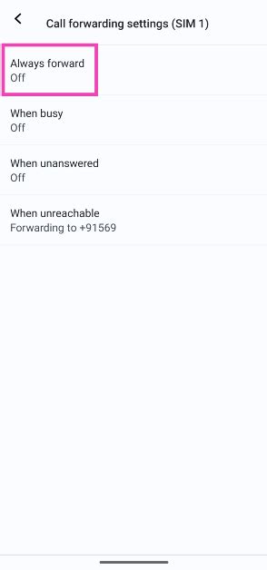 how to turn off conditional call forwarding t mobile