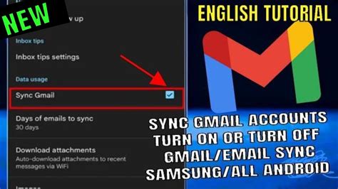 how to turn off email sync in android