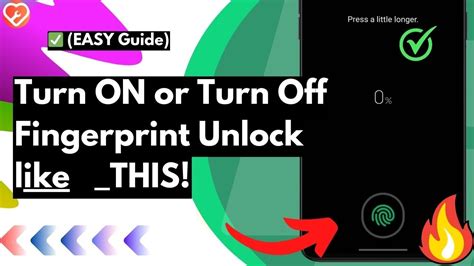 how to turn off fingerprint scanner on samsung