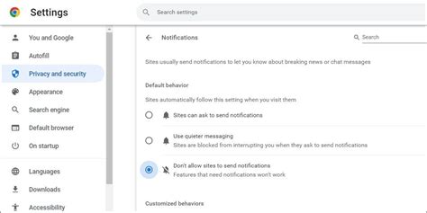 how to turn off google chat notifications in chrome