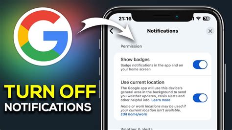 how to turn off google notifications