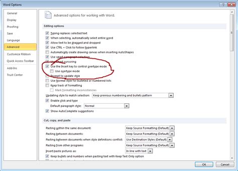 How To Turn Off Insert Mode In Word