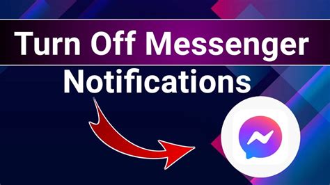 how to turn off messenger notification from another account on android