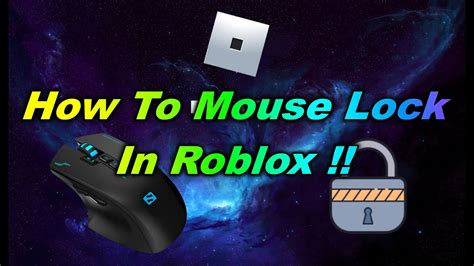 how to turn off mouse lock roblox studio