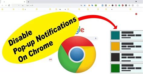 how to turn off notifications from websites on google