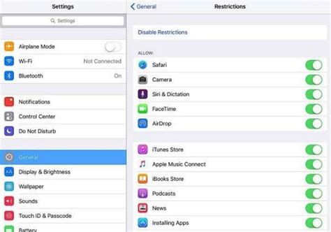 how to turn off restrictions on ipad without screen time passcode