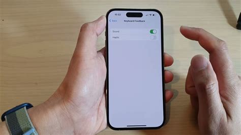how to turn off tapping.noise when texting iphone
