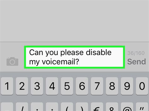 how to turn off text message voicemail