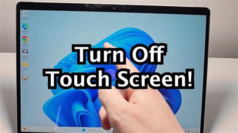 How To Turn Off Touchscreen On A Computer