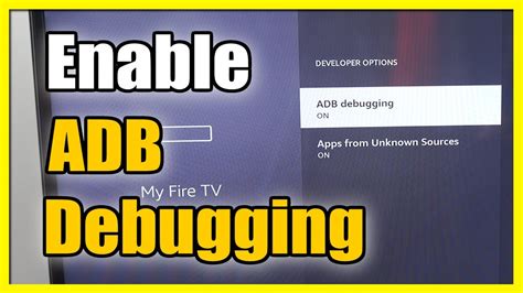 how to turn on adb debugging firestick