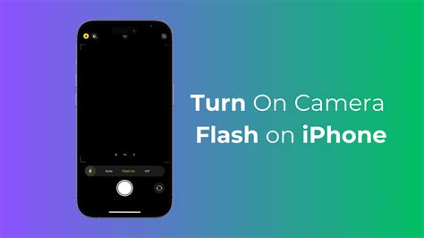 How To Turn On Camera Flash Iphone Xr