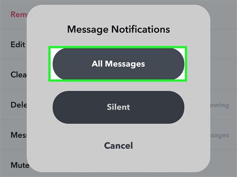 how to turn on chat notifications