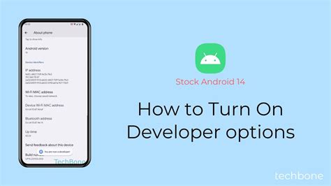 how to turn on developer options android 14