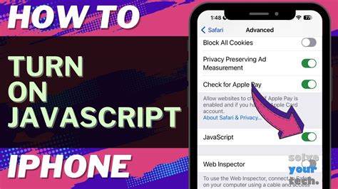 how to turn on javascript on iphone google