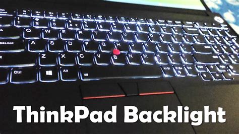 how to turn on keyboard backlight thinkpad